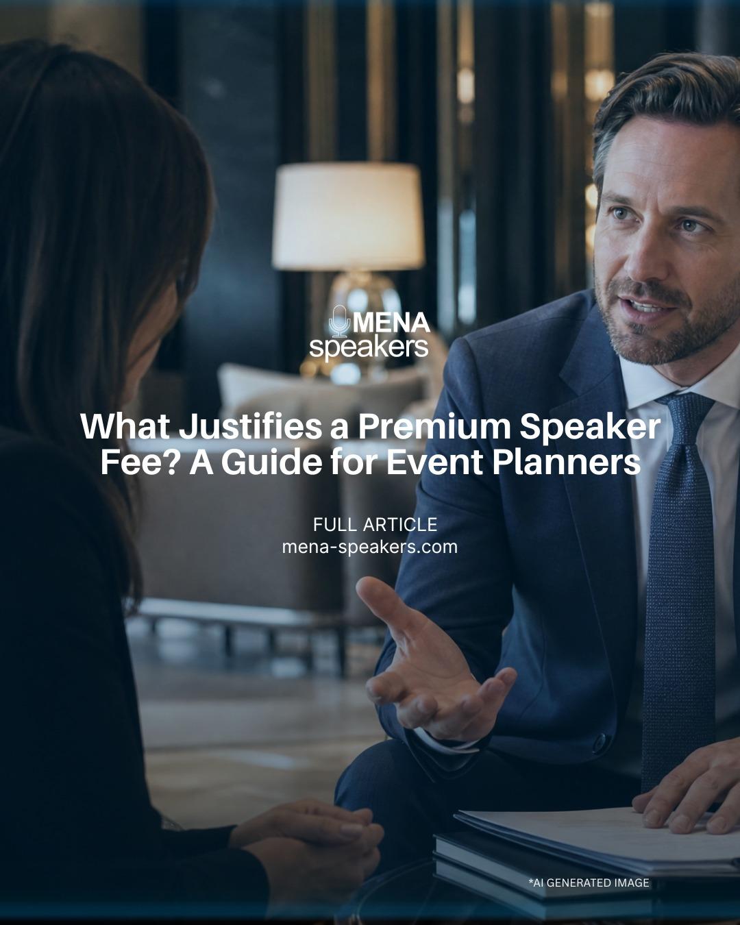 What Justifies a Premium Speaker Fee? A Guide for Event Planners
